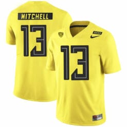 Oregon Ducks #13 Dillon Mitchell NCAA College Football Jersey Yellow