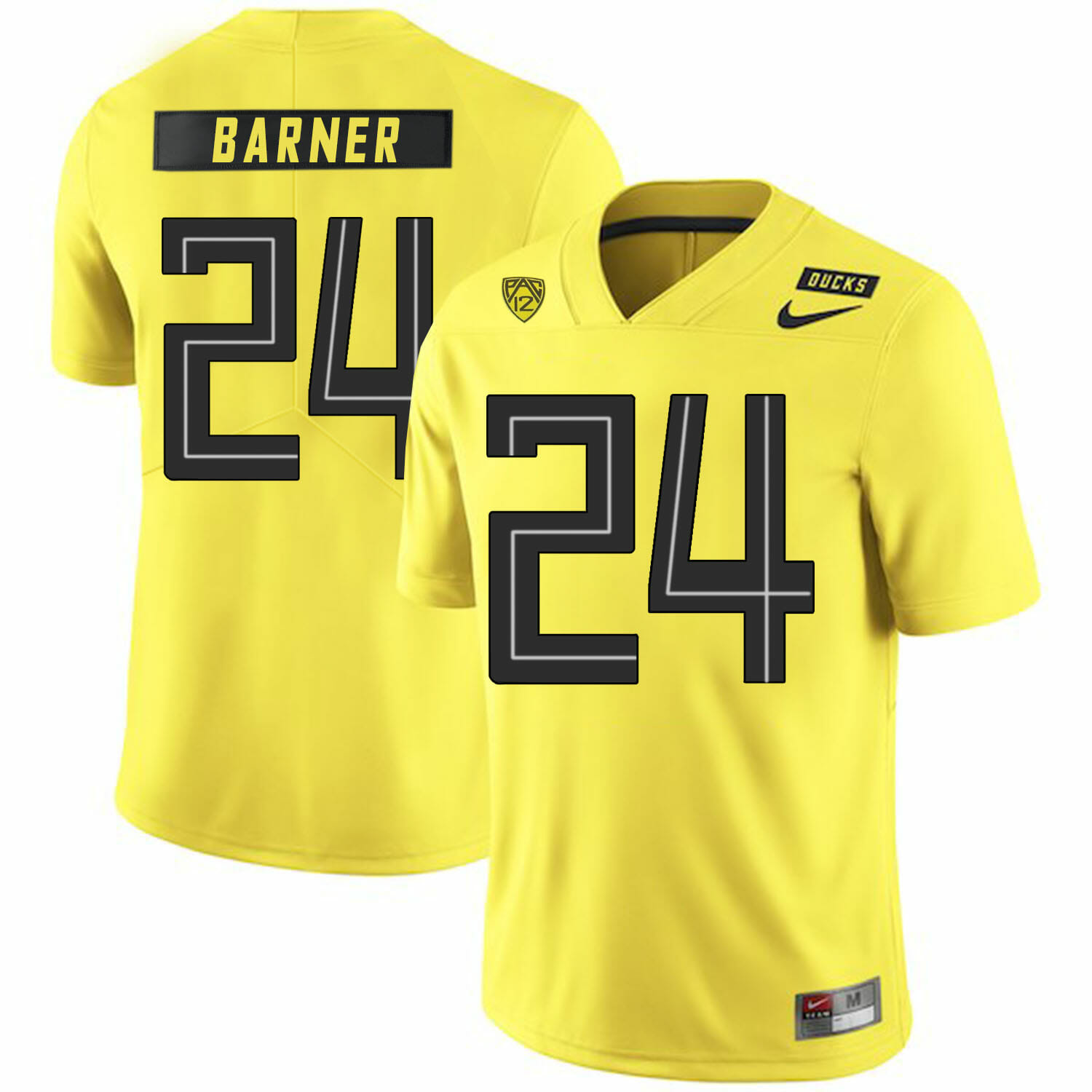 Oregon Ducks #24 Kenjon Barner NCAA College Football Jersey Yellow