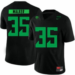 Oregon Ducks #35 Joe Walker College Football Jersey Black