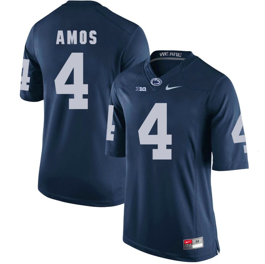 Penn State Nittany Lions Adrian Amos Jersey #4 Football NCAA Jerseys Blue