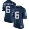 Penn State Nittany Lions Andre Robinson Jersey #6 Football NCAA Jerseys Blue