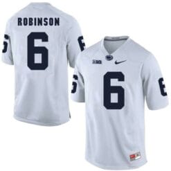 Penn State Nittany Lions Andre Robinson Jersey #6 Football NCAA Jerseys White