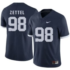 Penn State Nittany Lions Anthony Zettel Jersey #98 Football NCAA Jerseys Dark Blue