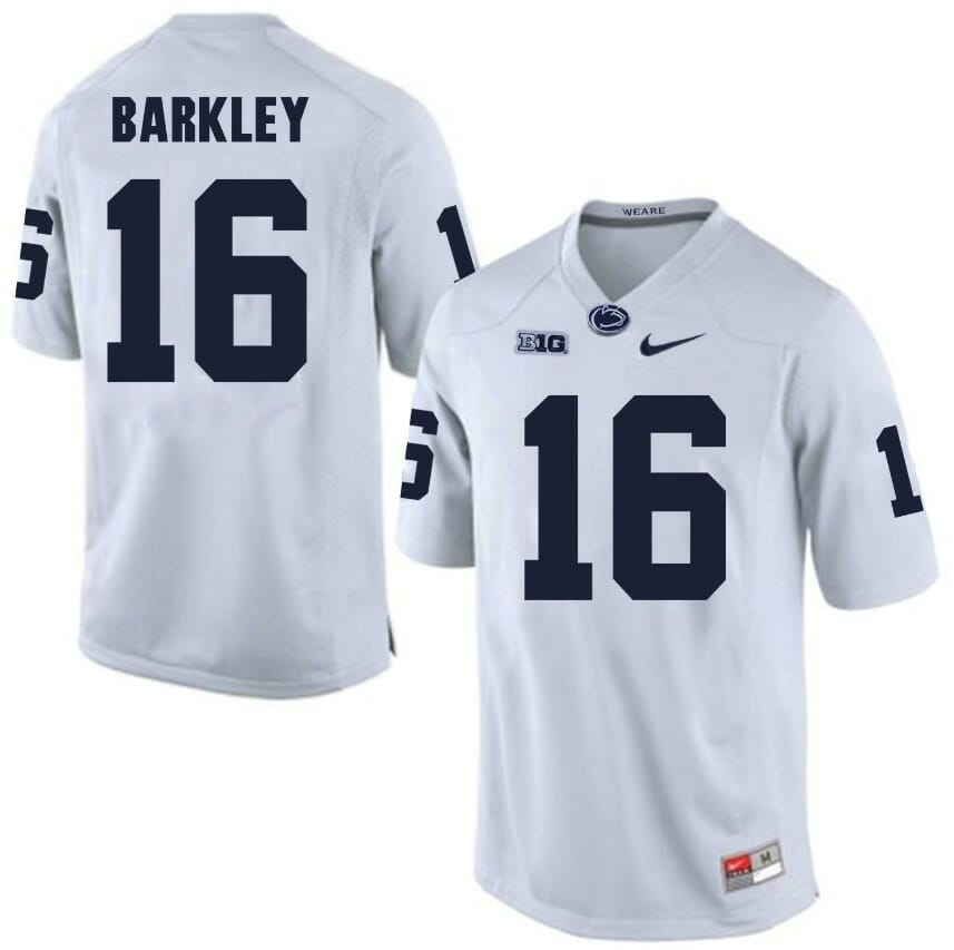 Penn State Nittany Lions Billy Fessler Jersey #16 Football NCAA Jerseys White
