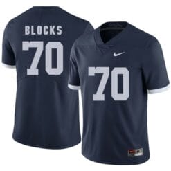 Penn State Nittany Lions Blocks Jersey #70 Football NCAA Jerseys Dark Blue