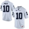 Penn State Nittany Lions Brandon Polk Jersey #10 Football NCAA Jerseys White