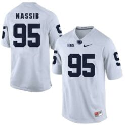 Penn State Nittany Lions Carl Nassib Jersey #95 Football NCAA Jerseys White