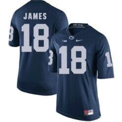 Penn State Nittany Lions Jesse James Jersey #18 Football NCAA Jerseys Blue