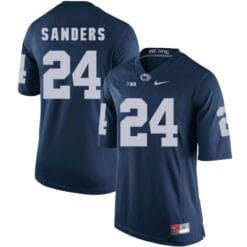 Penn State Nittany Lions Miles Sanders Jersey #24 Football NCAA Jerseys Blue