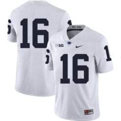 Penn State Nittany Lions NO NAME Jersey #16 Football NCAA Jerseys White