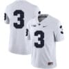 Penn State Nittany Lions NO NAME Jersey #3 Football NCAA Jerseys White