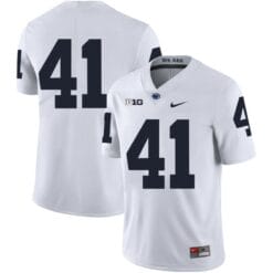 Penn State Nittany Lions NO NAME Jersey #41 Football NCAA Jerseys White
