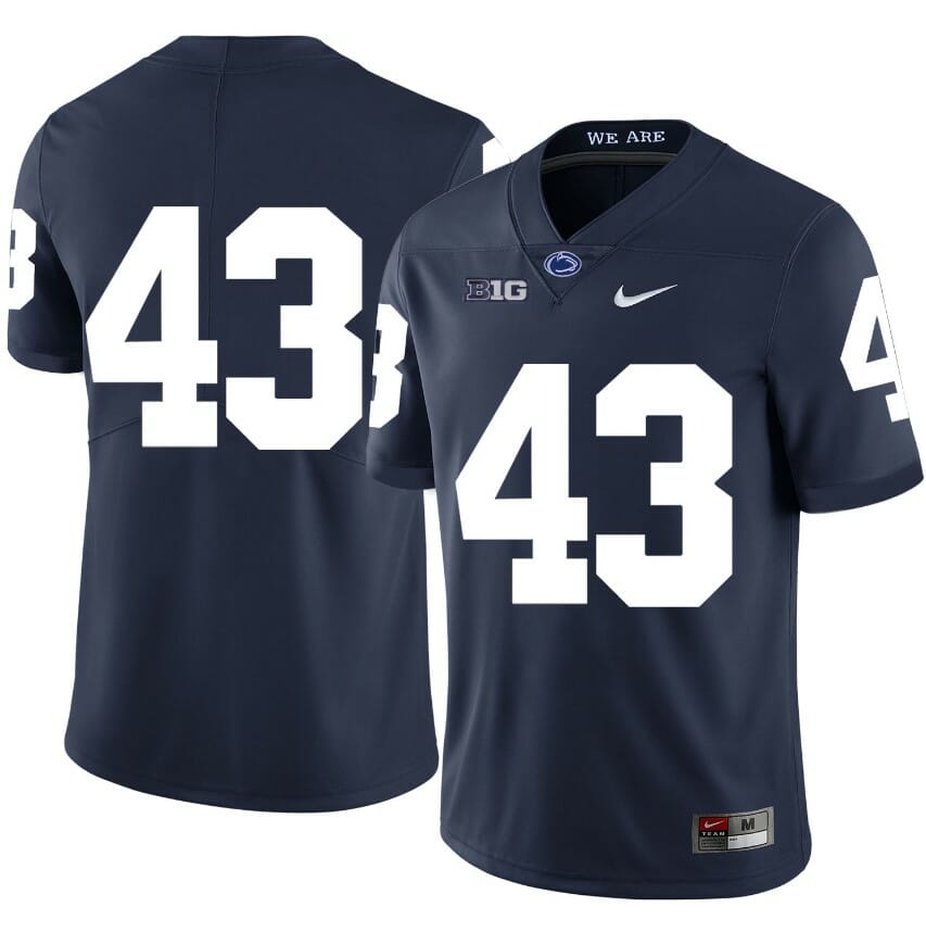 Penn State Nittany Lions NO NAME Jersey #43 Football NCAA Jerseys