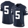 Penn State Nittany Lions NO NAME Jersey #5 Football NCAA Jerseys Dark Blue