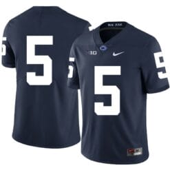 Penn State Nittany Lions NO NAME Jersey #5 Football NCAA Jerseys Dark Blue