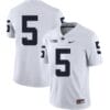 Penn State Nittany Lions NO NAME Jersey #5 Football NCAA Jerseys White