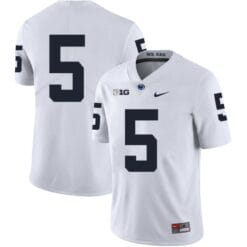 Penn State Nittany Lions NO NAME Jersey #5 Football NCAA Jerseys White