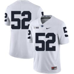 Penn State Nittany Lions NO NAME Jersey #52 Football NCAA Jerseys White