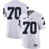 Penn State Nittany Lions NO NAME Jersey #70 Football NCAA Jerseys White