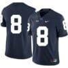 Penn State Nittany Lions NO NAME Jersey #8 Football NCAA Jerseys Dark Blue