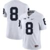 Penn State Nittany Lions NO NAME Jersey #8 Football NCAA Jerseys White