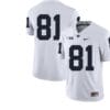Penn State Nittany Lions NO NAME Jersey #81 Football NCAA Jerseys White