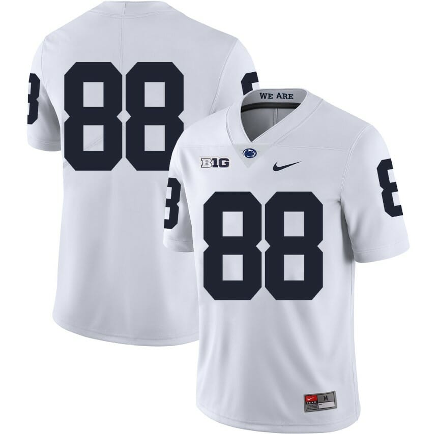 Penn State Nittany Lions NO NAME Jersey #88 Football NCAA Jerseys White