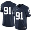 Penn State Nittany Lions NO NAME Jersey #90 Football NCAA Jerseys White