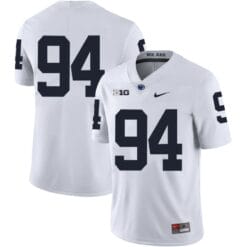 Penn State Nittany Lions NO NAME Jersey #94 Football NCAA Jerseys White