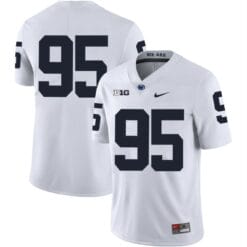 Penn State Nittany Lions NO NAME Jersey #95 Football NCAA Jerseys White