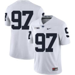 Penn State Nittany Lions NO NAME Jersey #97 Football NCAA Jerseys White
