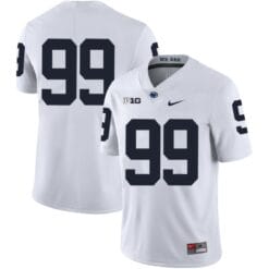 Penn State Nittany Lions NO NAME Jersey #99 Football NCAA Jerseys White