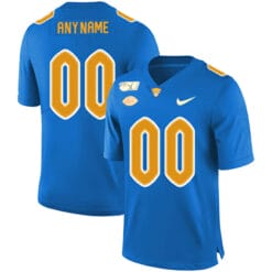 Custom Pittsburgh Panthers Jersey Name and Number Football Blue