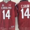 South Carolina Gamecocks #14 Connor Shaw Red NCAA Football Under Armour Jersey