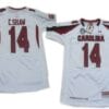 South Carolina Gamecocks #14 Connor Shaw White Jersey