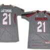 South Carolina Gamecocks #21 Marcus Lattimore Gray Jersey