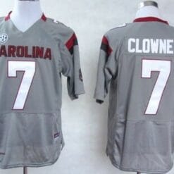South Carolina Gamecocks #7 Jadeveon Clowney 2013 Gray Jersey