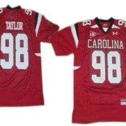 South Carolina Gamecocks #98 Devin Taylor Red Jersey