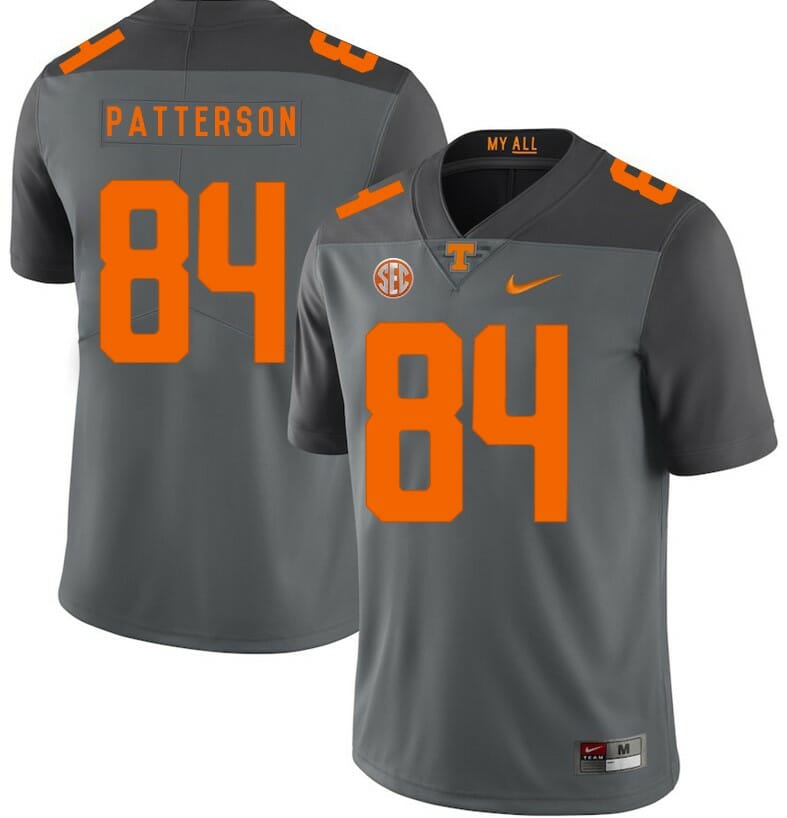 Tennessee Volunteers Cordarrelle Patterson Jersey #84 Football NCAA Jerseys Gray