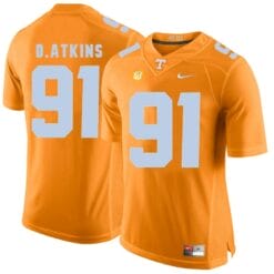 Tennessee Volunteers Doug Atkins Jersey #91 Football NCAA Jerseys Orange