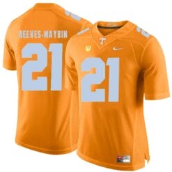 Tennessee Volunteers Jalen Reeves-Maybin Jersey #21 Football NCAA Jerseys Light Orange