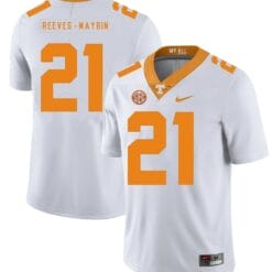 Tennessee Volunteers Jalen Reeves-Maybin Jersey #21 Football NCAA Jerseys White