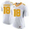 Tennessee Volunteers Jason Croom Jersey #18 Football NCAA Jerseys White Orange