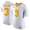 Tennessee Volunteers Josh Malone Jersey #3 Football NCAA Jerseys White Orange