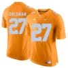 Tennessee Volunteers Justin Coleman Jersey #27 Football NCAA Jerseys Light Orange