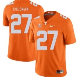 Tennessee Volunteers Justin Coleman Jersey #27 Football NCAA Jerseys Orange