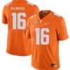 Tennessee Volunteers Peyton Manning Jersey #16 Football NCAA Jerseys Orange White