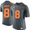 Tennessee Volunteers Tyler Bray Jersey #8 Football NCAA Jerseys Gray