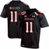 Texas Tech #11 Derrick Willies NCAA College Football Jersey Black