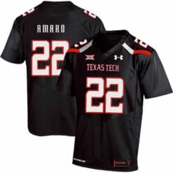 Texas Tech #22 Jace Amaro NCAA College Football Jersey Black